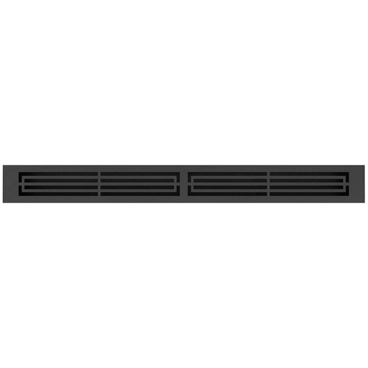 Rais 86 Convection Air Grill - Groove Effect - Black