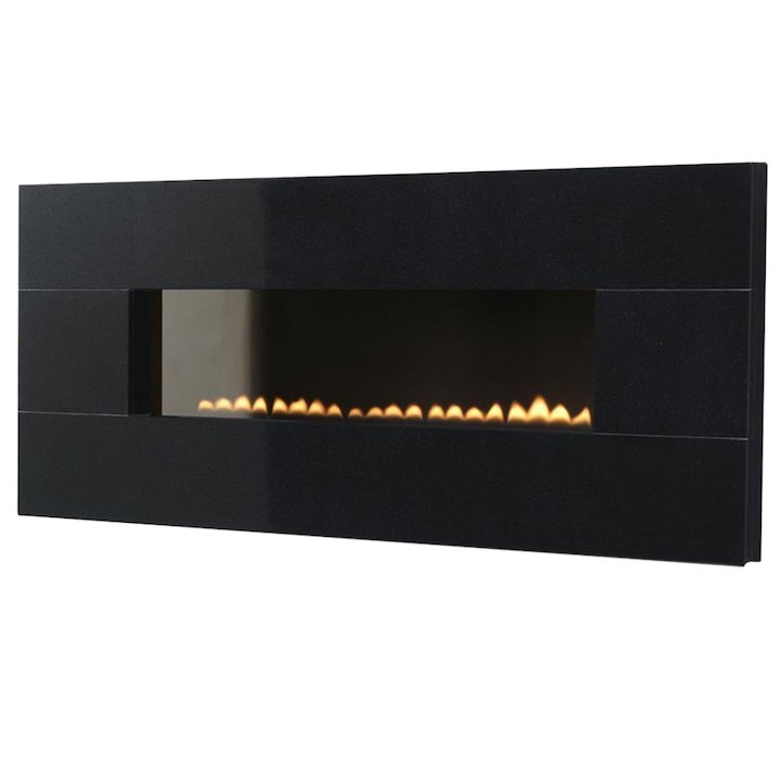 EkoFires 5090 Flueless Wall Mounted Gas Fire - Black