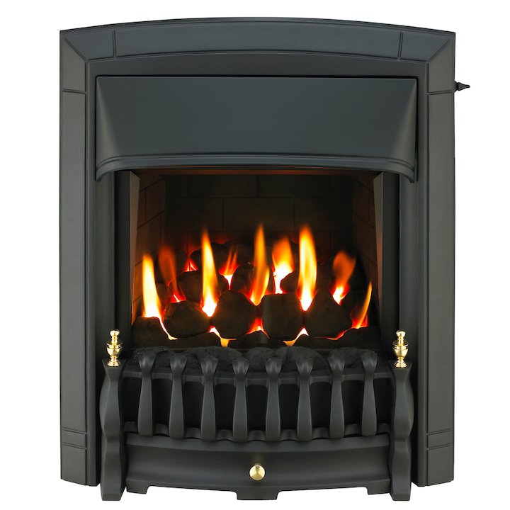Valor Dream Homeflame HE Conventional Flue Inset Gas Fire - Black