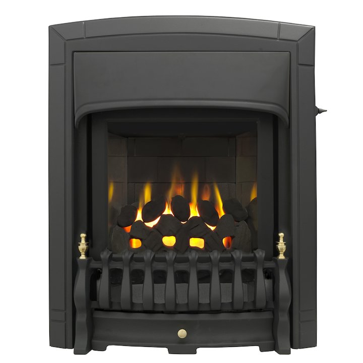 Valor Dream Homeflame Slimline HE Conventional Flue Inset Gas Fire - Black