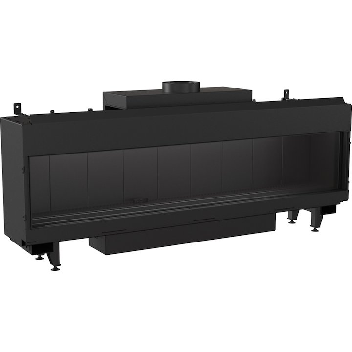Kratki Leo 200 Conventional Flue Gas Fire - Black