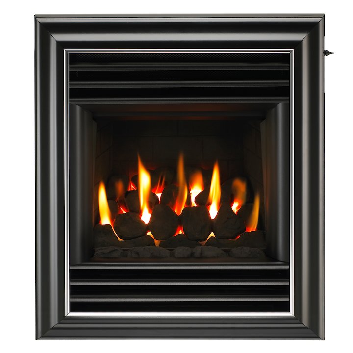 Valor Homeflame HE Harmony Conventional Flue Gas Fire - Black