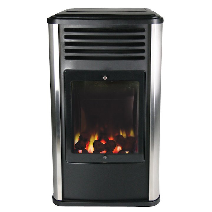 UI Manhattan Flueless Portable Gas Fire - Black