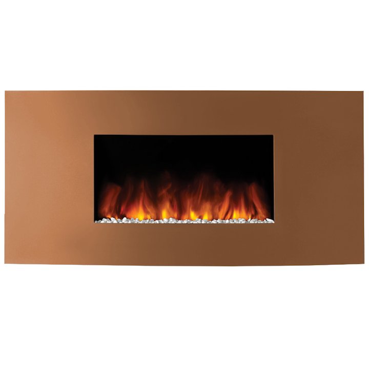 Gazco Studio 1 Verve Wall Mounted Electric Fire - Bronze