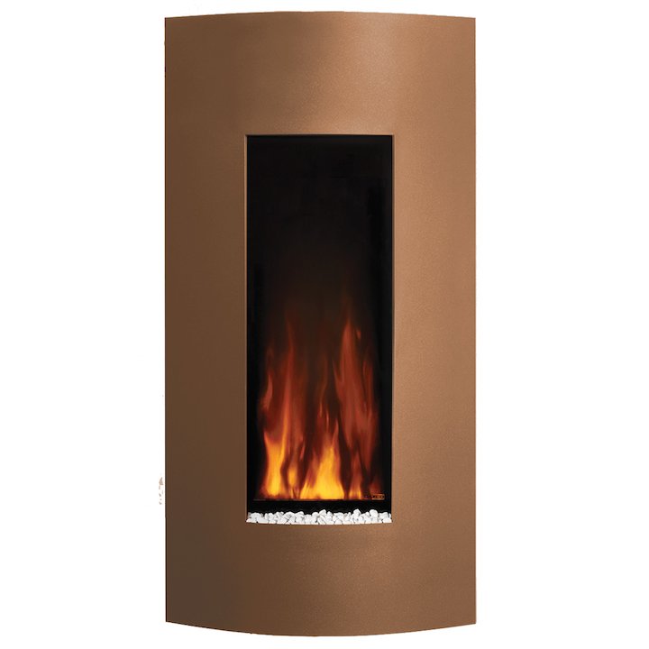 Gazco Studio 22 Verve Wall Mounted Electric Fire - Bronze