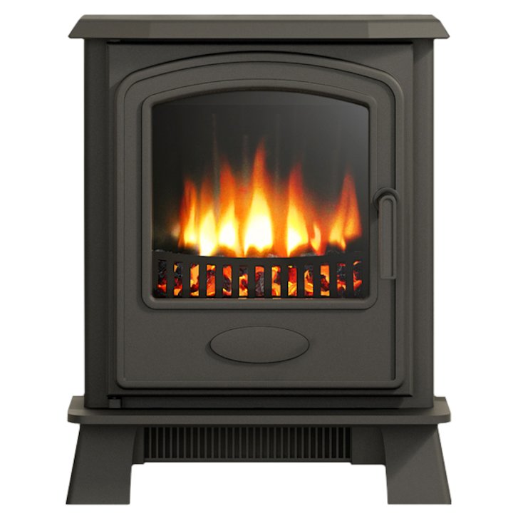 Broseley Hereford Inset Electric Stove - Black