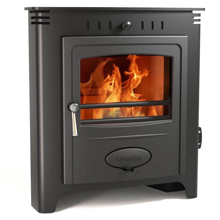 Hamlet Solution 5 Multifuel Inset Stove - Black