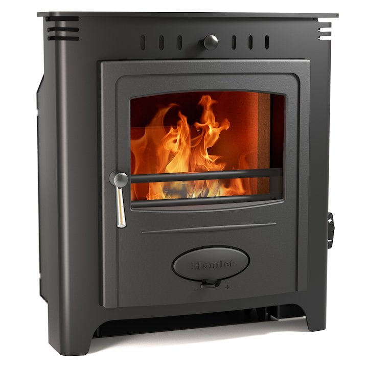 Hamlet Solution 7 Multifuel Inset Stove - Black