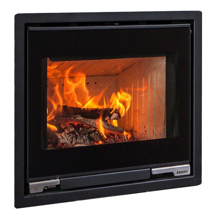 Aduro 5-1 Wood Cassette Fire - Black