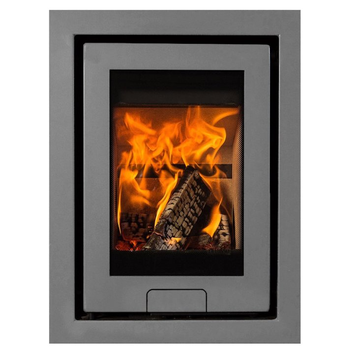 Di Lusso R4 Wood Cassette Fire Silver Four Sided Frame - Silver