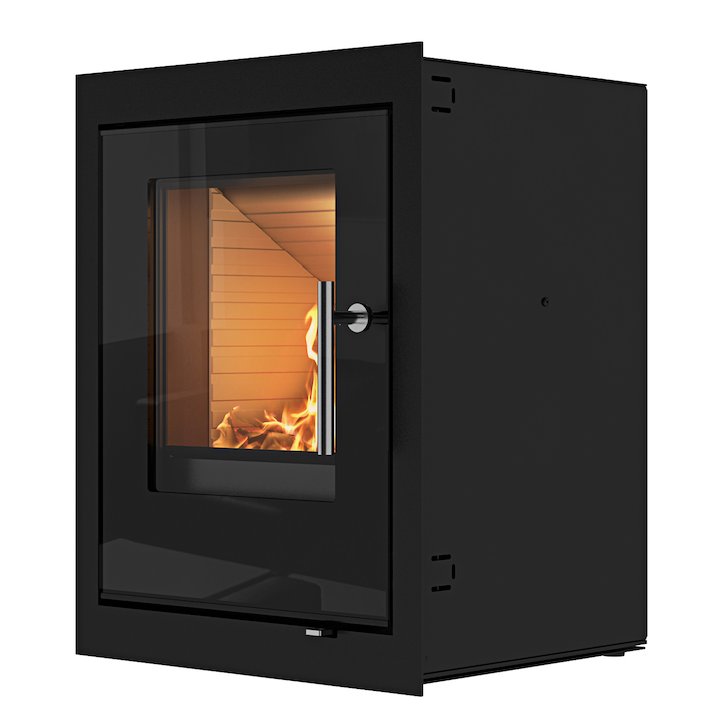 Rais Q-Tee Wood Cassette Fire - Black Glass