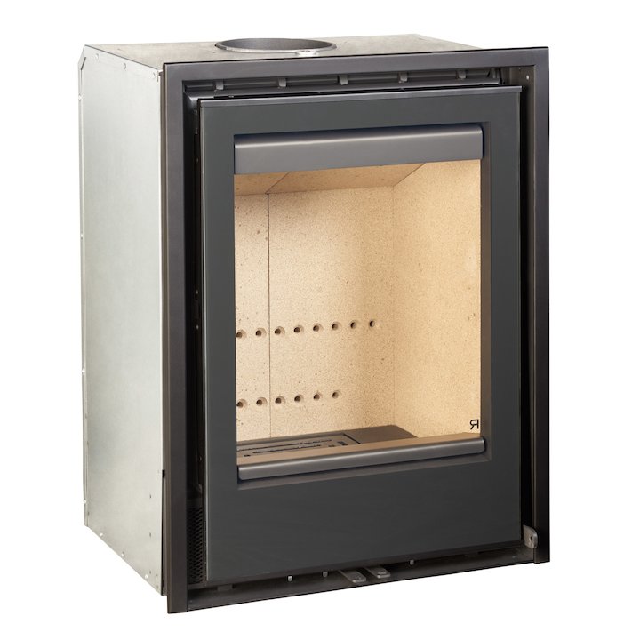 Rocal ARC 50v Wood Cassette Fire - Black Glass