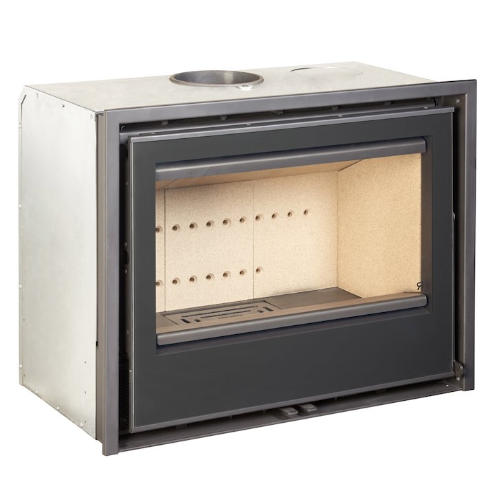 Rocal ARC 70a Wood Cassette Fire - Black Glass