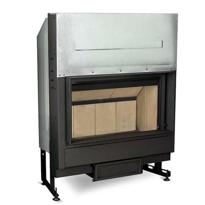 Rocal G450 Built-In Wood Fire - Frontal - Black