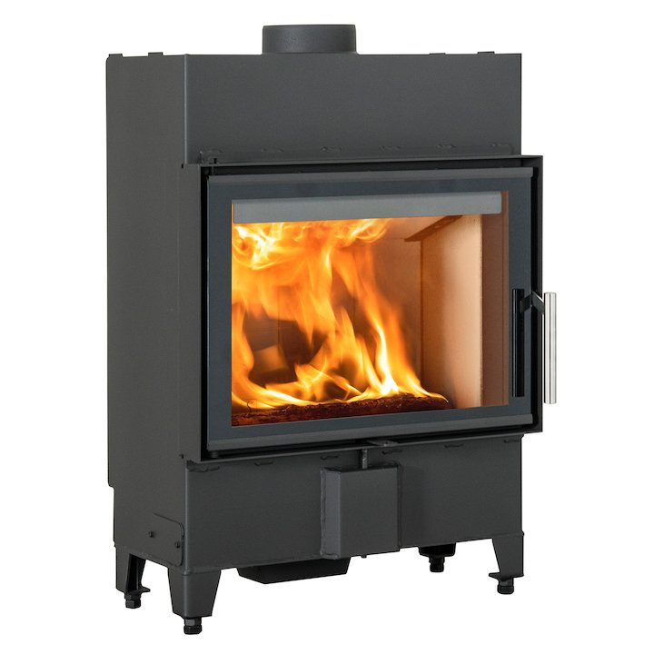 Scan 5002 Built-In Wood Fire - Frontal - Black