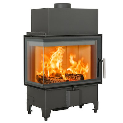 Scan 5003 Built-In Wood Fire - Corner