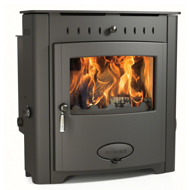 Arada Ecoboiler 16i HE Multifuel Boiler Inset Stove - Midnight Black