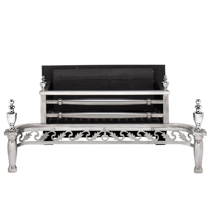 Gazco Ascot Firebasket - Polished Steel