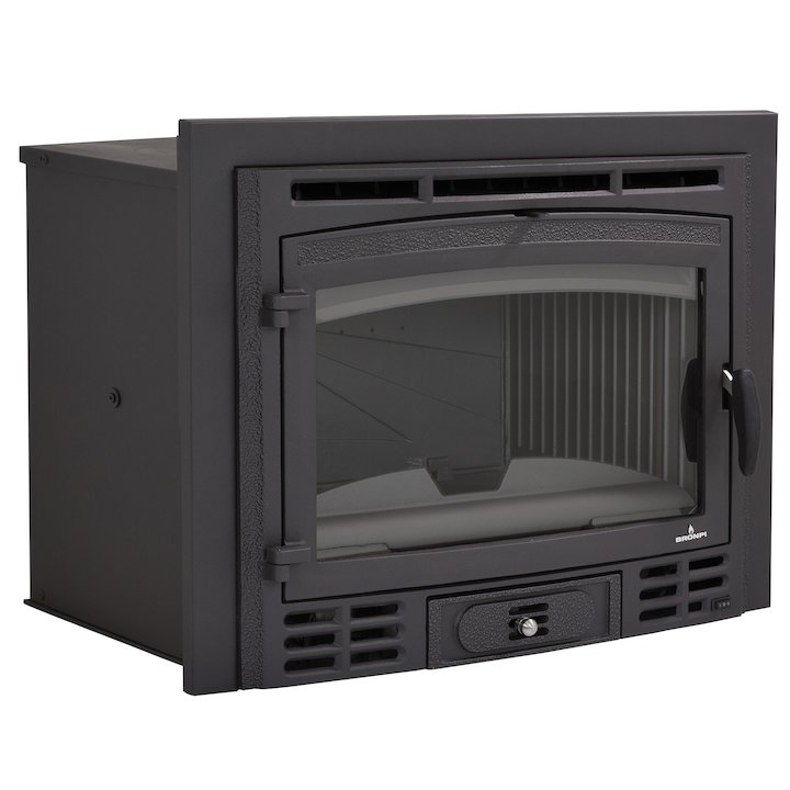Bronpi Canada Rustico Wood Cassette Fire - Black