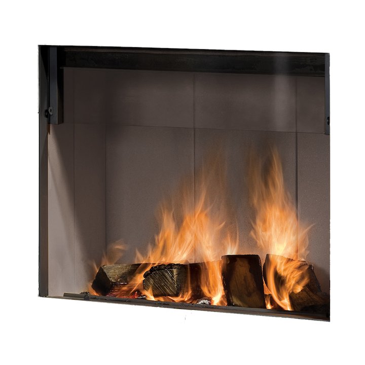 Barbas Escamolux 80/65 Built-In Wood Fire - Frontal - Anthracite