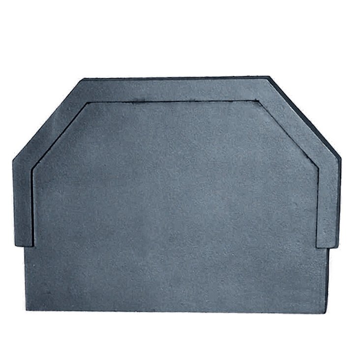 Calfire Plain Large Slide-In Fire Back - Black