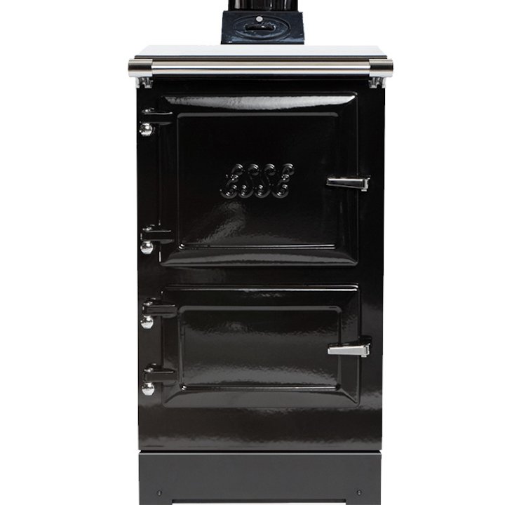 ESSE Plus 1 Wood Burning Cooker - Enamel Black