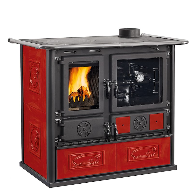La Nordica Rosa Wood Burning Range Cooker - Bordeaux