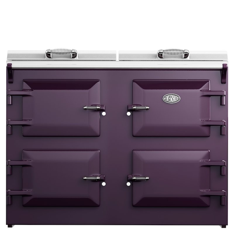 Everhot 120 Plus Electric Range Cooker - Enamel Aubergine