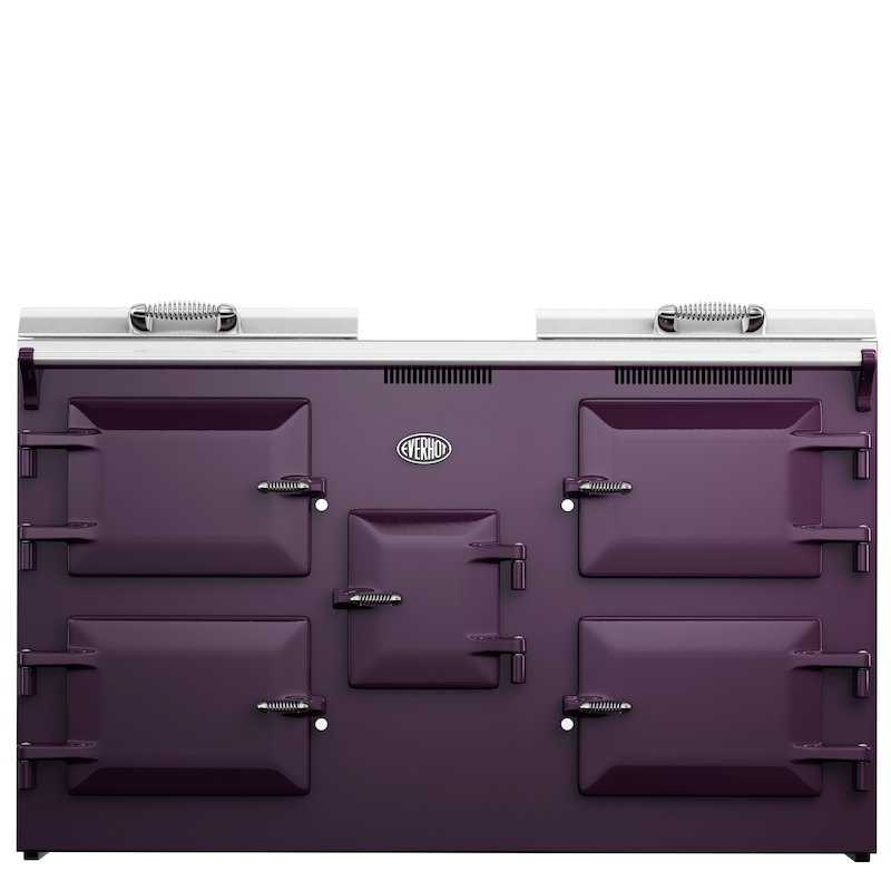 Everhot 150 Plus Electric Range Cooker - Enamel Aubergine