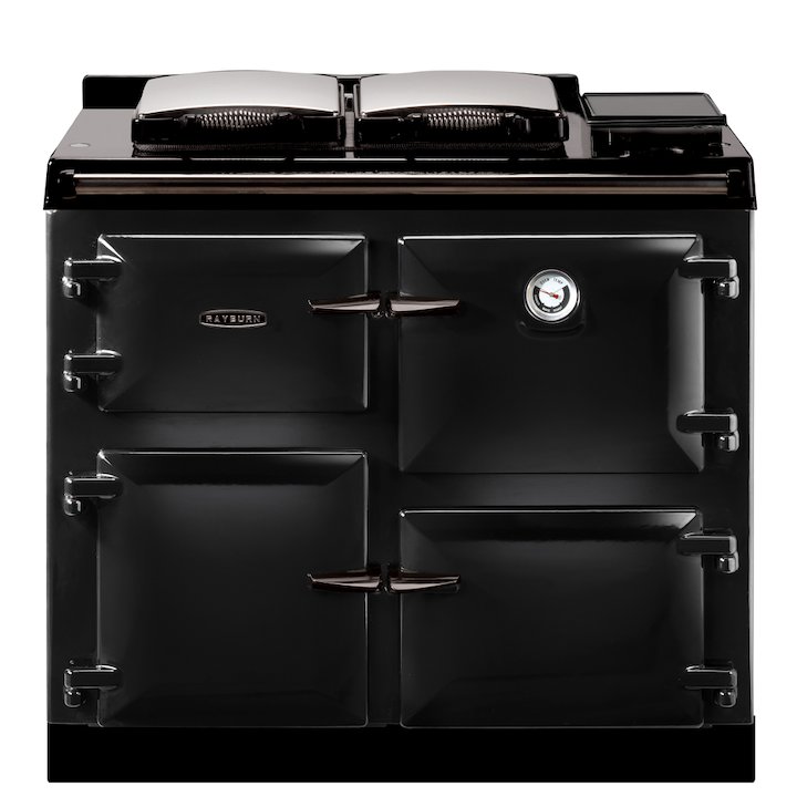 Rayburn 600K Kerosene Oil Range Cooker - Enamel Black