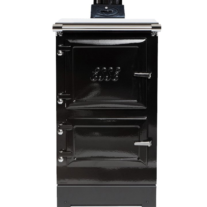 ESSE Plus 1D Wood Burning Boiler Cooker - Enamel Black