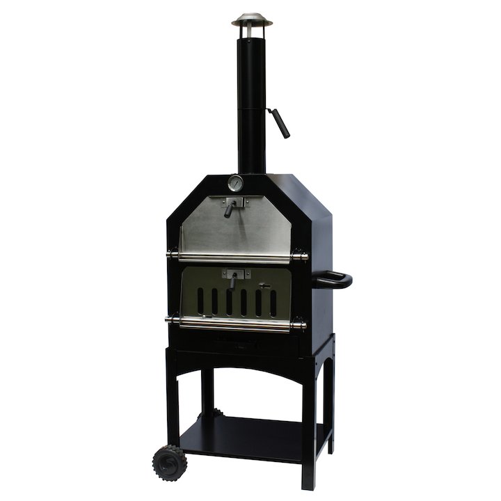 La Hacienda Lorenzo Wood Fired Pizza Oven - Black