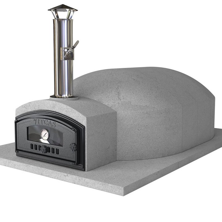 Vitcas Pompeii 120 Outdoor Stone Pizza Oven - Grey