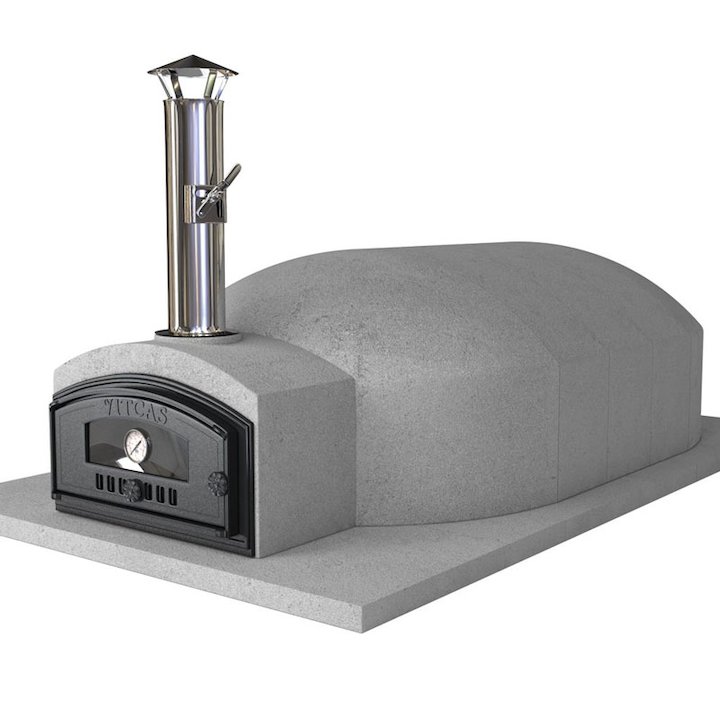 Vitcas Pompeii 140 Outdoor Stone Pizza Oven - Grey