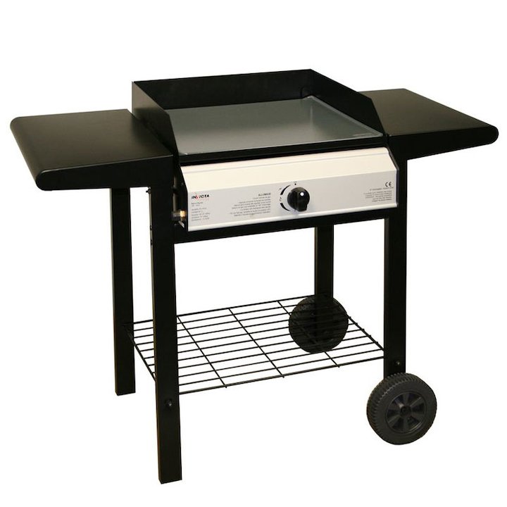 Invicta Bolero Plancher Gas BBQ - With Trolley - Black