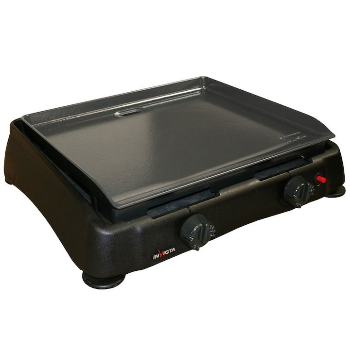 Invicta Ibiza Tabletop Plancher Gas BBQ - Black