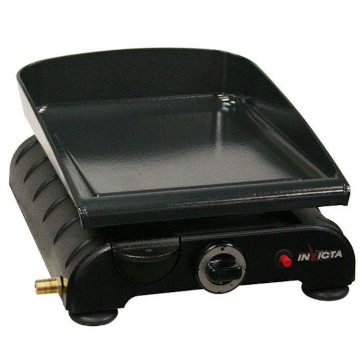 Invicta Nimes Tabletop Plancher Gas BBQ - Black