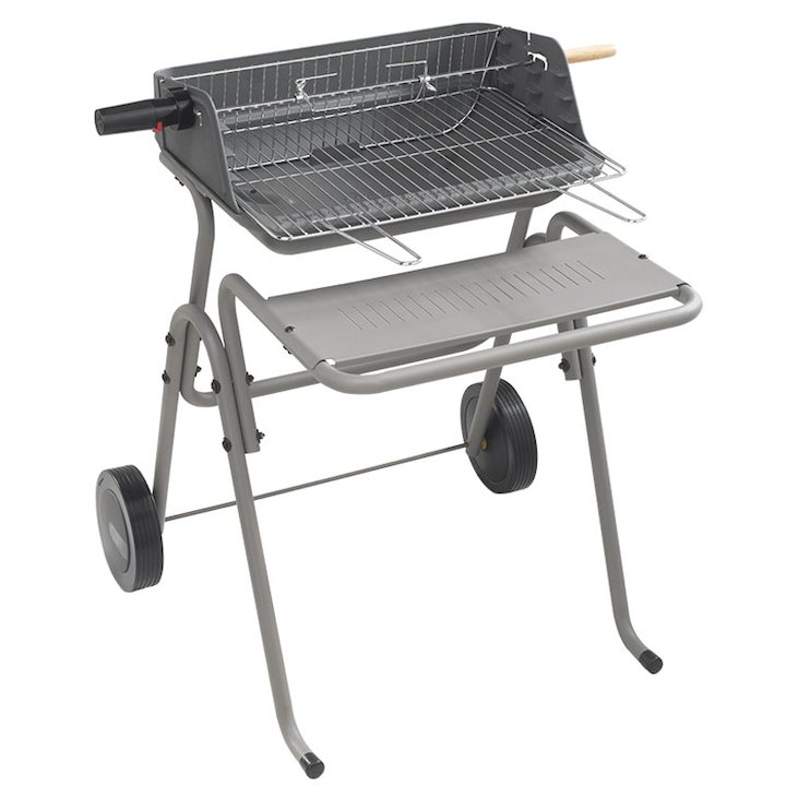 Invicta Panama Cast-Iron Charcoal BBQ - Grey