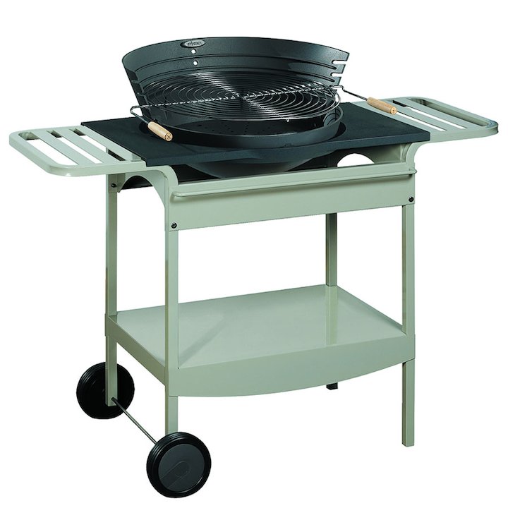 Invicta Shogun Grill Cast-Iron Charcoal BBQ - Silver Filigree