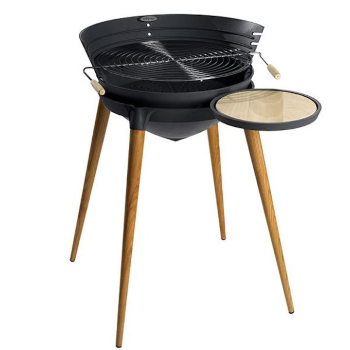 Invicta Shogun Cast-Iron Charcoal BBQ - Black