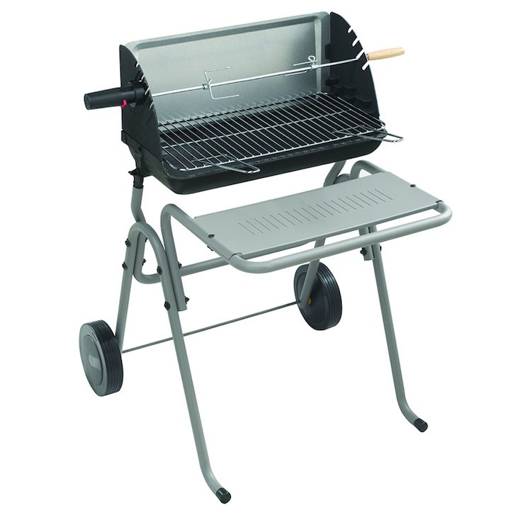 Invicta Victoria Cast-Iron Charcoal BBQ - Grey