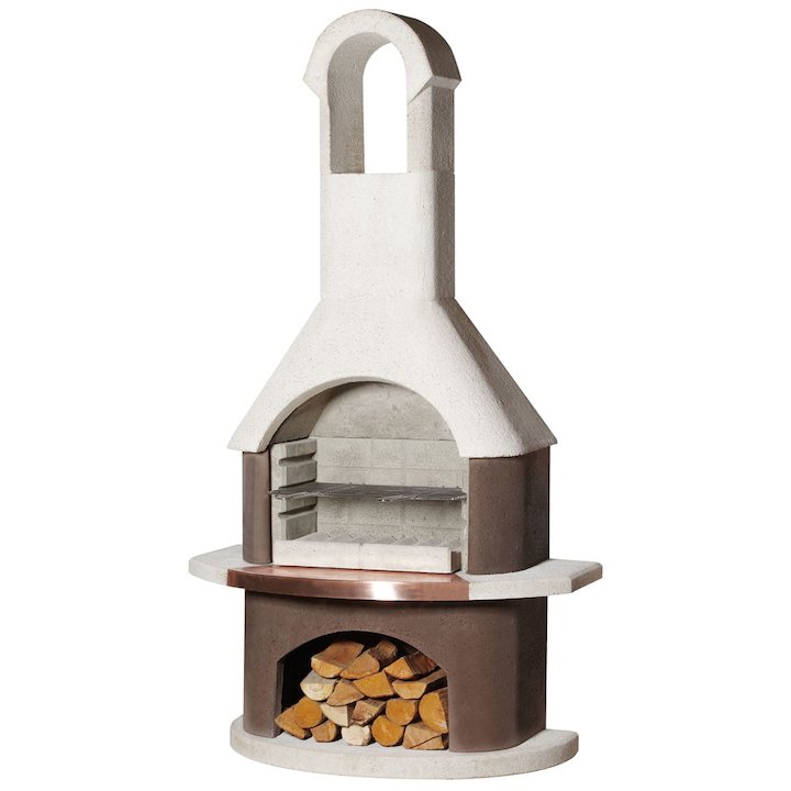 Buschbeck St Mortiz Masonry Charcoal BBQ - Brown