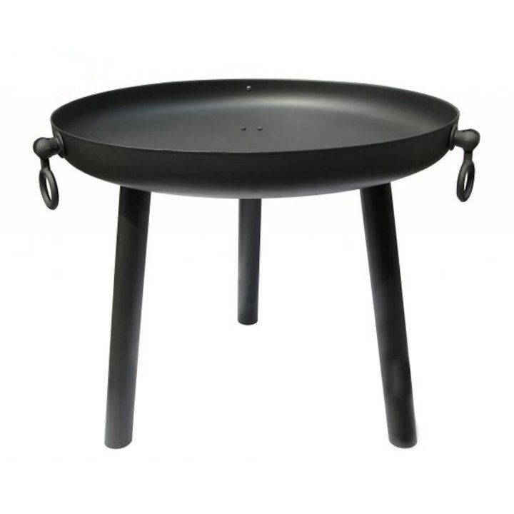 Gardeco Dakota 80 Tall Outdoor Firepit - Black