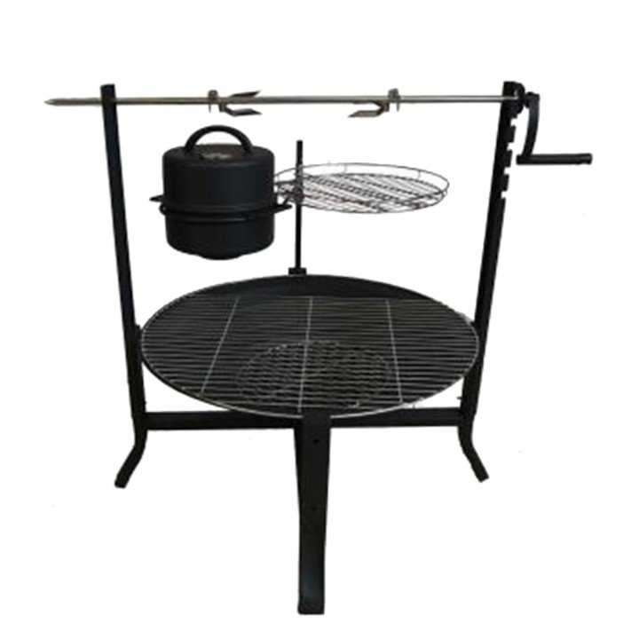 Gardeco Buffalo Outdoor Cooking Firepit - Black