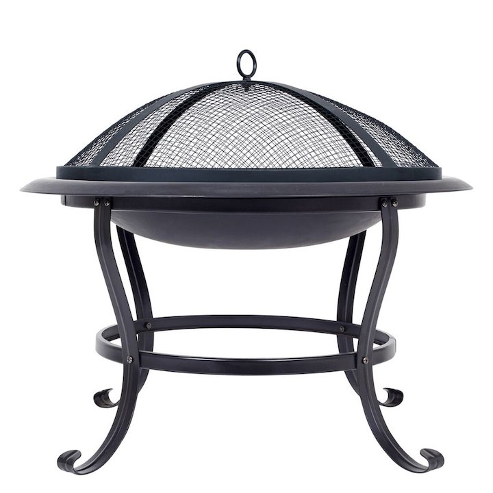 La Hacienda Boston Outdoor Firepit - Black