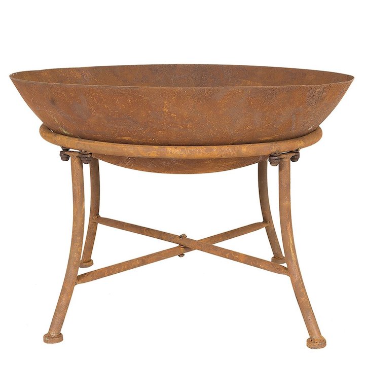 La Hacienda Karat Outdoor Firepit - Corten Steel