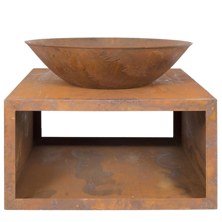 La Hacienda Moho Outdoor Firepit - Corten Steel