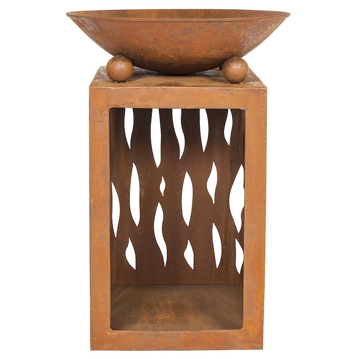 La Hacienda Ochiba Outdoor Firepit - Corten Steel