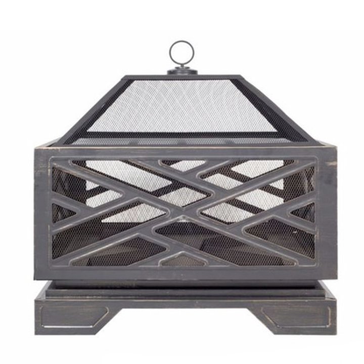 La Hacienda Brooklyn Outdoor Firepit - Bronze
