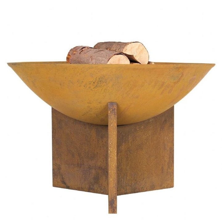 La Hacienda Kala Outdoor Firepit - Corten Steel